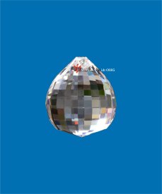 Kristallkugel Viereckschliff 50mm