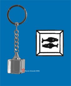 Schlüsselanhänger Fische 20mm