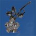 Blütenstägel silber St.  kristall m. Sauger 100mm