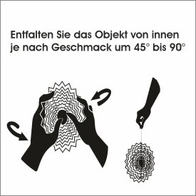 Kolibri Windspiel 17cm rotmetallic