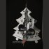Teelichthalter Weihnachtsbaum Edelstahl 265mm