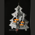 Teelichthalter Weihnachtsbaum Edelstahl 265mm