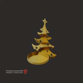 Weihnachtsbaum mit Kerzenteller 90mm
