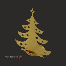 Weihnachtsbaum mit Kerzenteller 120mm