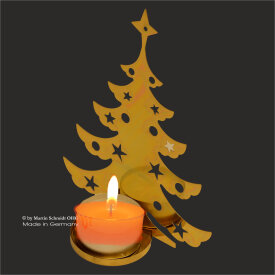 Weihnachtsbaum mit Kerzenteller 120mm
