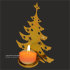 Weihnachtsbaum mit Kerzenteller 120mm