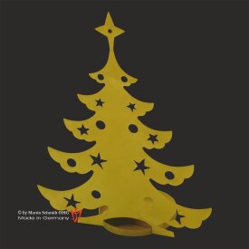 Weihnachtsbaum mit Kerzenteller 145mm