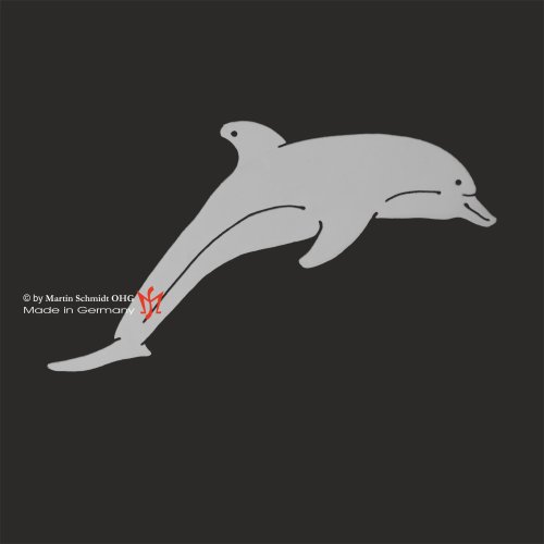 Delfin silber 95mm